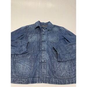 Lauren Ralph Lauren Jeans Co. Jacket Button Up Blue L Women's A53